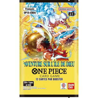 Booster Fran�ais One Piece Card Game OP15 - Aventure sur l'�le de Dieu