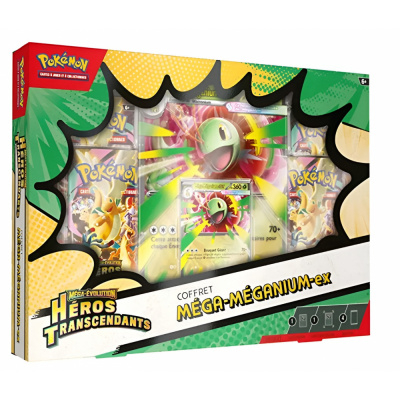 Coffret 4 Boosters Pok�mon ME2.5 M�ga-�volution - H�ros Transcendants - M�ga-M�ganium-ex
