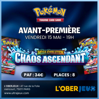 Ev�nements Pok�mon Avant Premi�re Pok�mon M�ga �volution - �quilibre Parfait - Vendredi 15 Mai 19h - Oberkampf