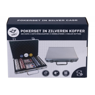 Ambiance Classique Malette de Poker M�tal 200