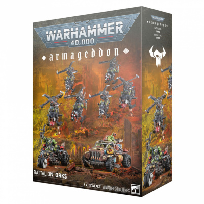 Figurine Warhammer 40.000 Warhammer 40.000 - Armageddon Bataillon : Orks