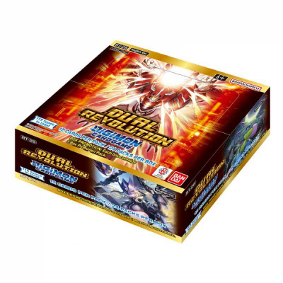 Boite de Boosters Anglais Digimon Card Game Boite de 24 Boosters - BT-25 - Dual Revolution