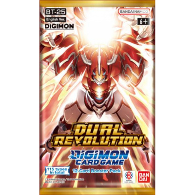 Booster Anglais Digimon Card Game Booster BT-25 - Dual Revolution (En Anglais)