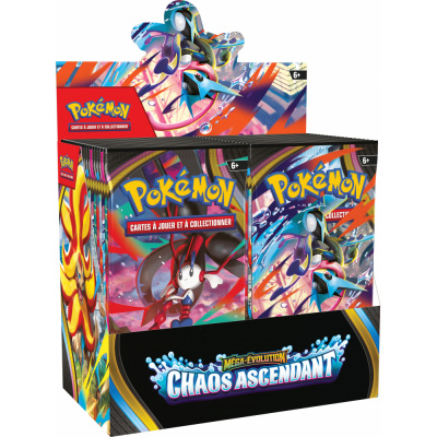 Boite de Boosters Fran�ais Pok�mon Display 36 Boosters - ME04 M�ga-�volution - Chaos Ascendant