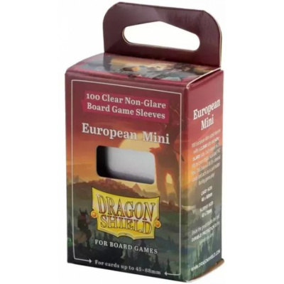 Prot�ges cartes Sp�ciaux  Board Game Sleeves - European Mini  45x68 - 100 Sleeves