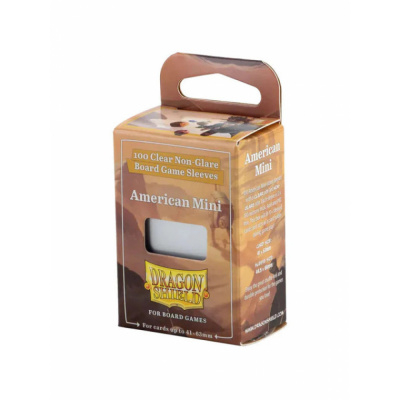 Prot�ges cartes Sp�ciaux  Board Game Sleeves - American Mini  41x63 - 100 Sleeves