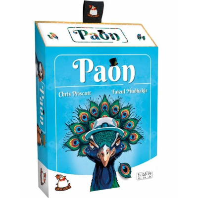 Jeu de Cartes Gigamic bo�te biseau Paon (bo�te biseau)