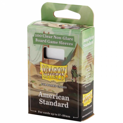 Prot�ges cartes Sp�ciaux  Board Game Sleeves - American Standard 57x89 - 100 Sleeves