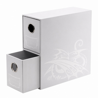 Boite de Rangement  Dragon Shield Storage - Card Drawers Fortress - Vertical - 2 - White
