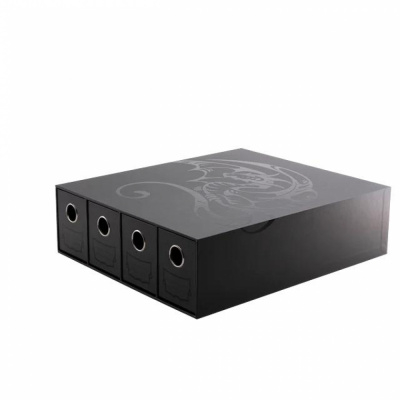 Boite de Rangement  Dragon Shield Storage - Card Drawers - Fortress - 4-Card Drawers Horizontal - Black