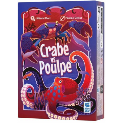 Jeu de Cartes Jeu � Deux Crabe vs Poulpe