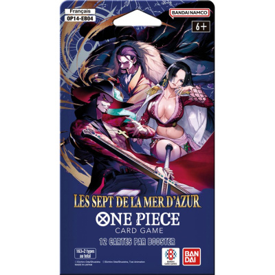 Booster Fran�ais One Piece Card Game OP14 - Les Sept de la Mer d'Azur - Blister