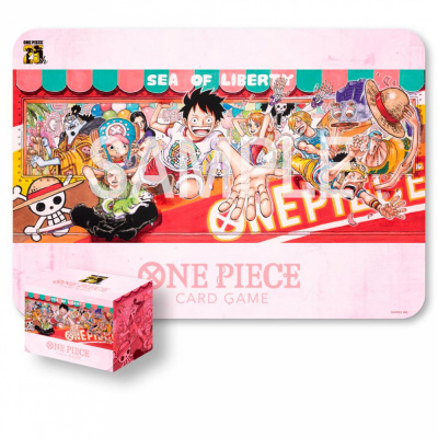 Coffret One Piece Card Game Playmat et Deck Box 25�me Anniversaire