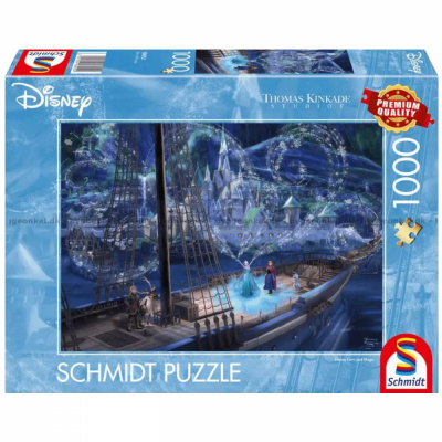  R�flexion Puzzle Disney - La Reine Des Neiges : Amour Et Magie - 1000 pi�ces