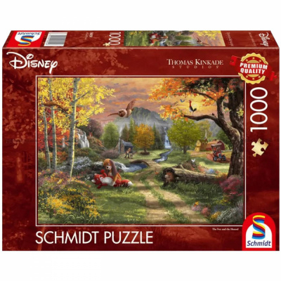 R�flexion Puzzle Disney - Rox Et Rouky - 1000 pi�ces
