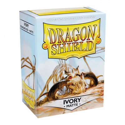 Prot�ges Cartes Standard  Ivory Matte - par 100