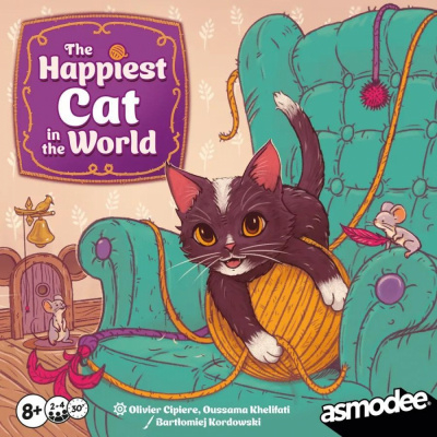 Jeu de Cartes en Famille The Happiest cat in the world
