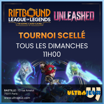 Ev�nements Riftbound Event Scell� Unleashed Bastille - Dimanche 11h00