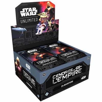 Boite de Boosters Fran�ais Star Wars Unlimited Cendres de l'Empire - Display de 24 Boosters