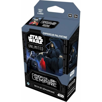 Deck de Demarrage Star Wars Unlimited Cendres de l'Empire : Empereur Palpatine