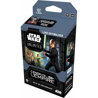 Deck de Demarrage Star Wars Unlimited Cendres de l'Empire : Luke Skywalker