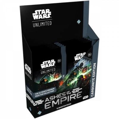 Boite de Boosters Anglais Star Wars Unlimited Ashes of the Empire - Carbonite Edition - Display de 12 Boosters
