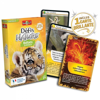 Jeu de Cartes Enfant D�fis Nature - B�b�s animaux
