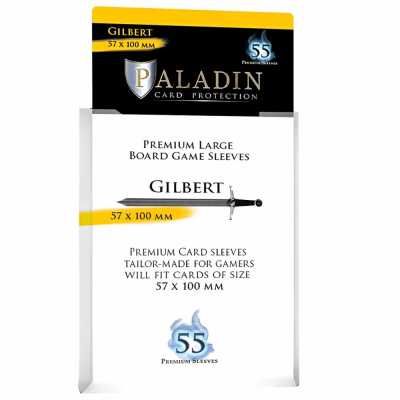 Prot�ges cartes Sp�ciaux  Board Games Sleeves - Gilbert - 57 x 100 mm - par 55