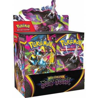 Boite de Boosters Fran�ais Pok�mon Display 36 Boosters - ME05 M�ga-�volution - Nuit Noire