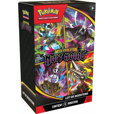 Bundle de 6 Boosters Pok�mon ME05 M�ga-�volution - Nuit Noire