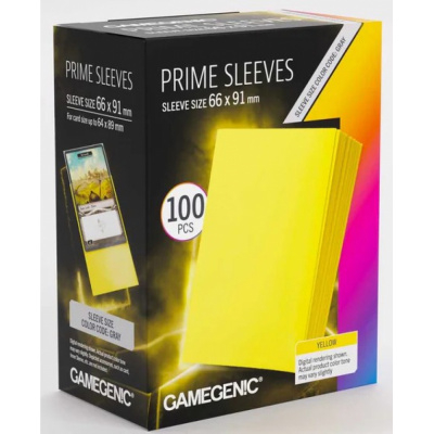 Prot�ges Cartes Standard  100 Pochettes - Prime  - Jaune