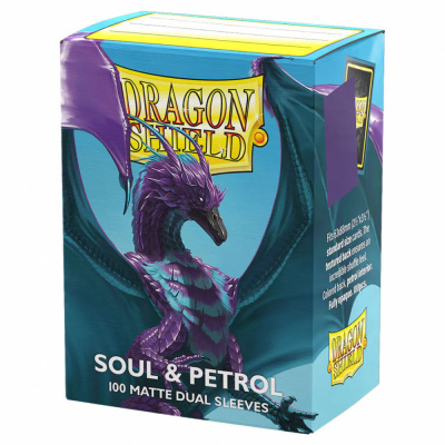 Prot�ges Cartes Standard  Dual Matte - Soul & Petrol Dragonshield (par 100)