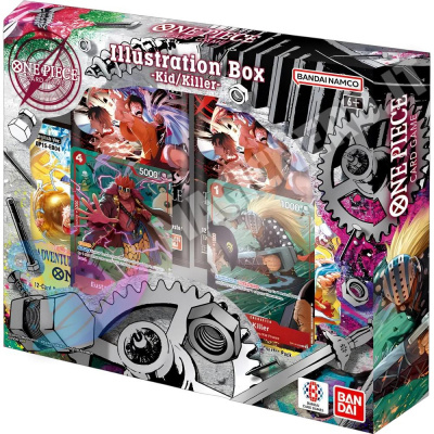 Coffret 4 Boosters One Piece Card Game Illustration Box [IB-08]