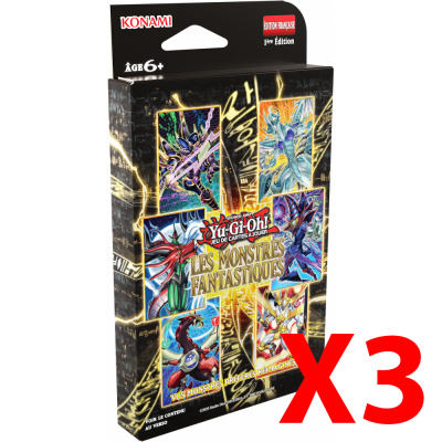 Coffret Yu-Gi-Oh! Les Montres Fantastiques - Lot de 3