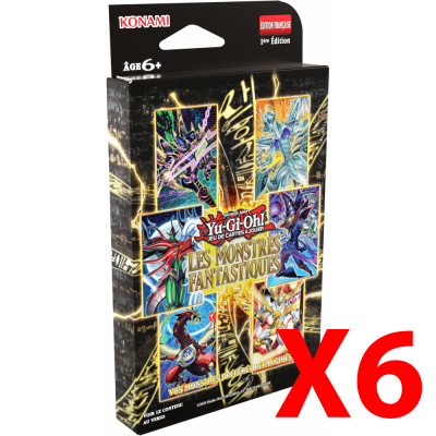 Coffret Yu-Gi-Oh! Les Montres Fantastiques - Lot de 6