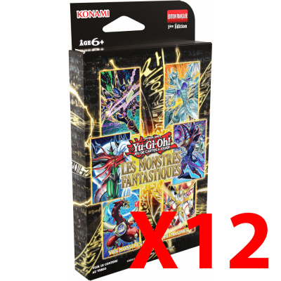 Coffret Yu-Gi-Oh! Les Montres Fantastiques - Lot de 12