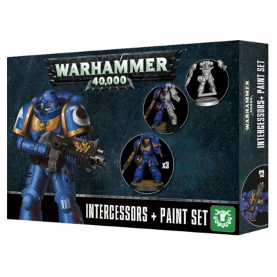 Figurine Warhammer 40.000 Warhammer 40.000 - Intercessors + Paint Set