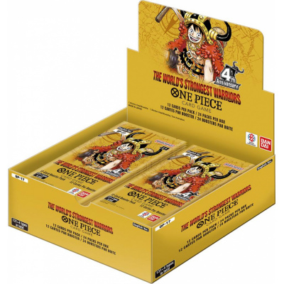 Boite de Boosters Anglais One Piece Card Game Display OP17 - The World's Strongest Warriors