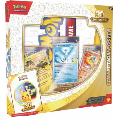 Coffret 3 Boosters Pok�mon 30e Anniversaire : Sulfura, Artikodin, �lecthor