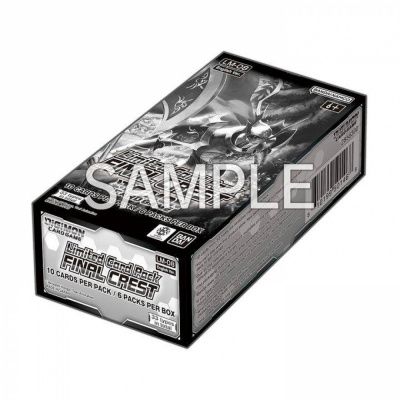 Boite de Boosters Anglais Digimon Card Game Limited Card Pack - Final Crest LM-08
