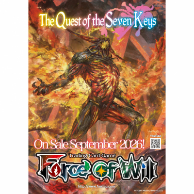 Booster Anglais Force of Will E4 - Evil Cluster -The Quest of the Seven Keys - Version ANGLAISE  EXCLUSIVEMENT