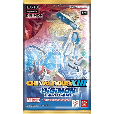 Booster Anglais Digimon Card Game Booster EX-13 - Chivalrous XIII (En Anglais)