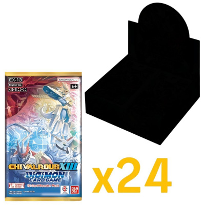 Boite de Boosters Anglais Digimon Card Game Boite de 24 Boosters - EX13 - Chivalrous XIII