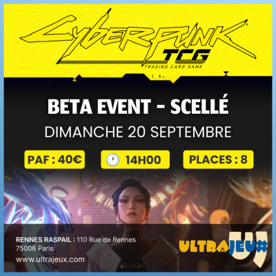 Ev�nements Cyberpunk TCG Beta Event - Welcome to City Night - Dimanche 20 Septembre - 14h - Rennes Raspail