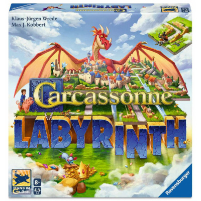 Jeu de Plateau en Famille Carcassonne Labyrinth