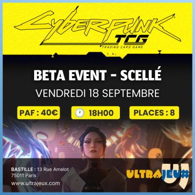 Ev�nements Cyberpunk TCG Beta Event - Welcome to Night City - Vendredi 18 Septembre - 18h00 - Bastille