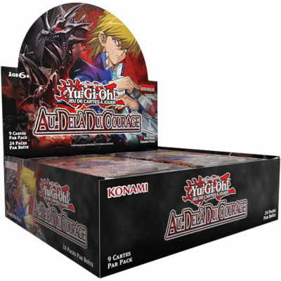 Boite de Boosters Fran�ais Yu-Gi-Oh! Display de 24 Boosters - Au-Del� Du Courage