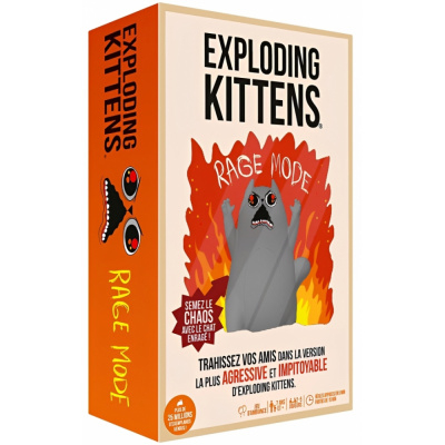 Jeu de Plateau en Soir�e Exploding Kittens : Rage Mode