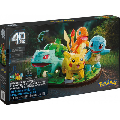 Construction Pok�mon 4D Build Pok�mon - Diorama R�gion Kanto - 716 pi�ces