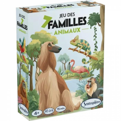 Jeu de Cartes en Famille Jeu de 7 Familles - Animaux